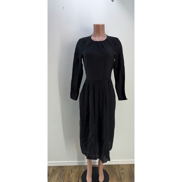NEW H&M Black Dress Size X Small (0-2) - Picture 4 of 15